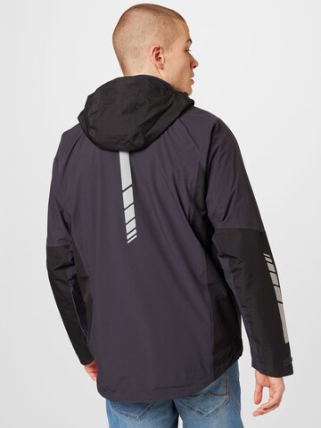 JACK WOLFSKIN Athletic Jacket in Grey