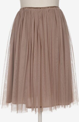 LACE & BEADS Skirt in L in Brown: front