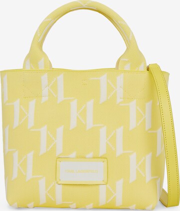 Borsa a mano di Karl Lagerfeld in giallo: frontale