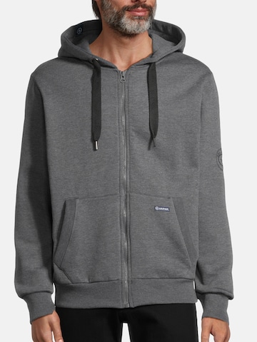 Veste de survêtement 'BREKER' salzhaut en gris