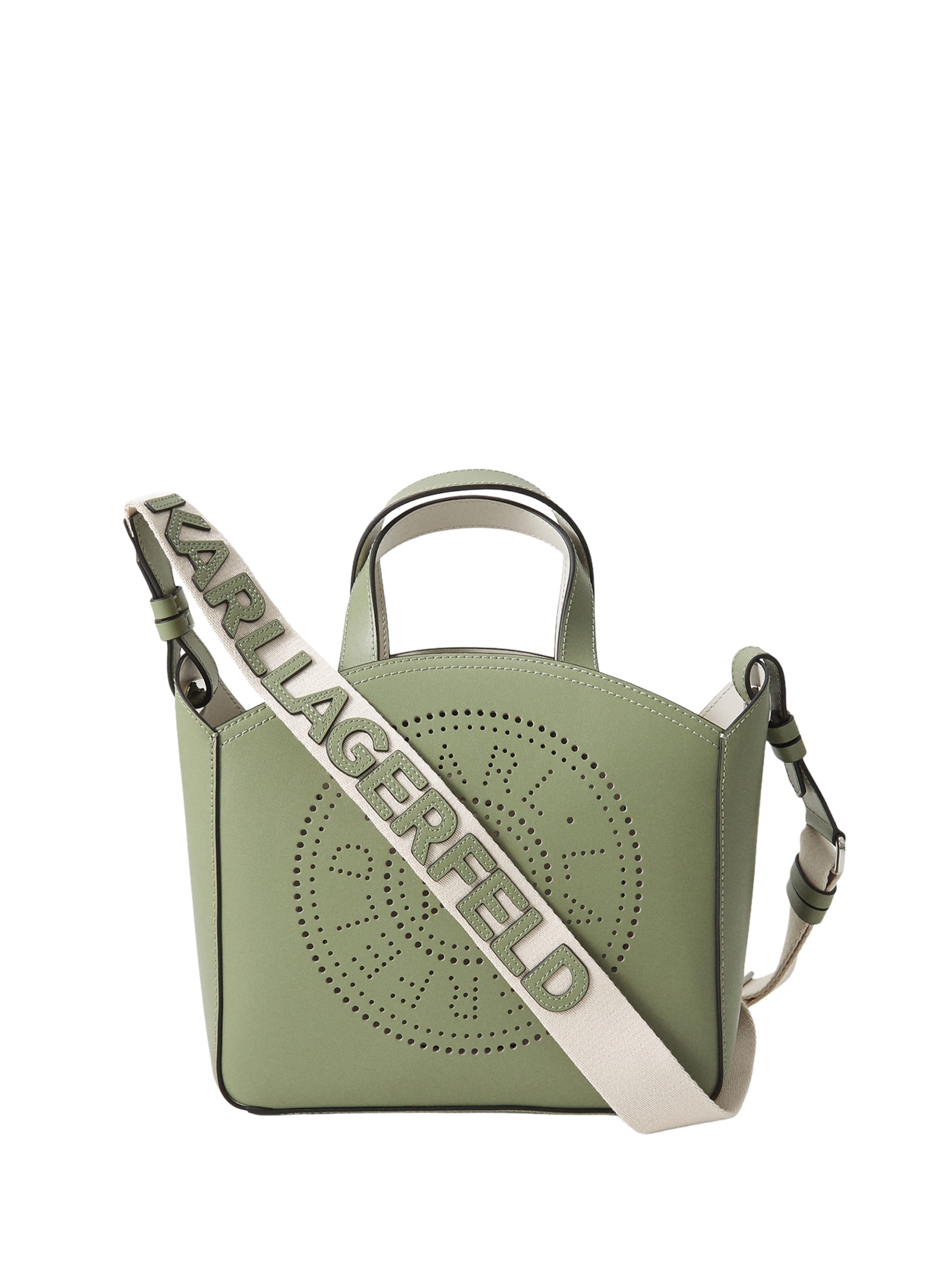 Karl Lagerfeld Handbag in Green: front