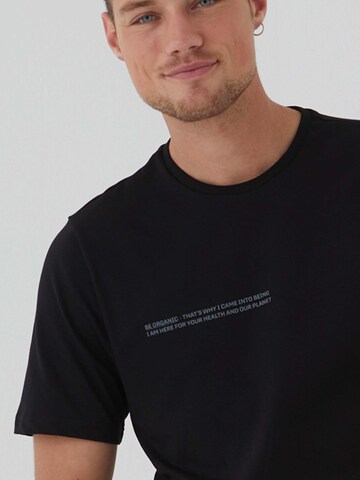 Rockupy Shirt 'nur'‌‌‌‌‌‌‌‌‌‌ in Schwarz