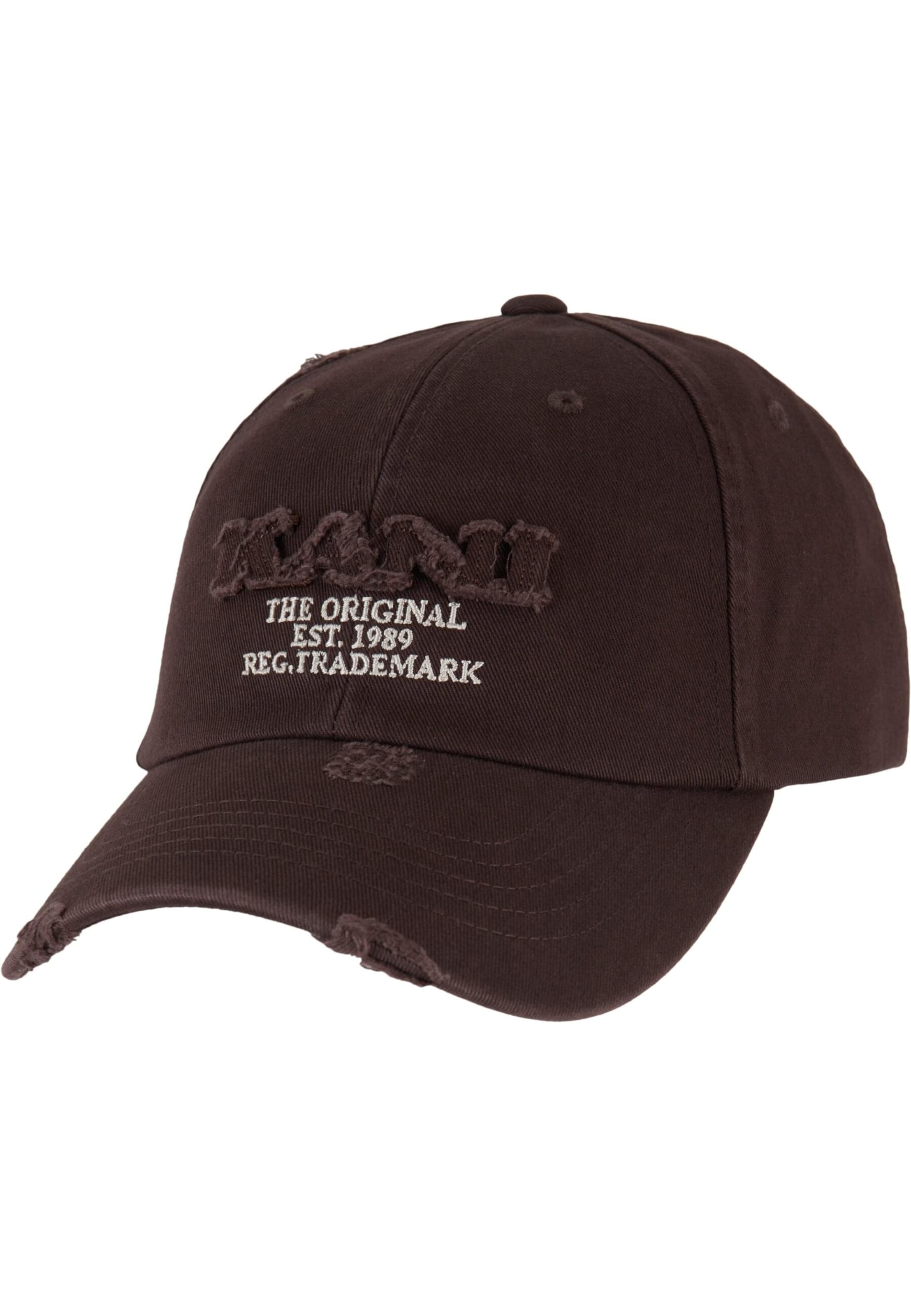 Karl Kani Cap in Braun: Vorderseite