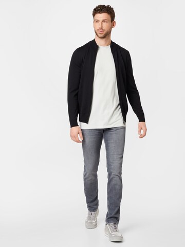 BOSS Knit Cardigan 'Balonso' in Black