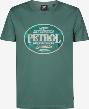 Petrol Industries T-shirt i grön: framsida