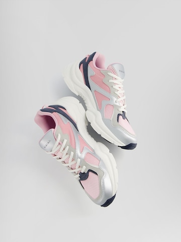 Bershka Platform trainers in Mixed colours
