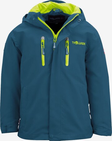 TROLLKIDS Outdoor jacket in Blue: front