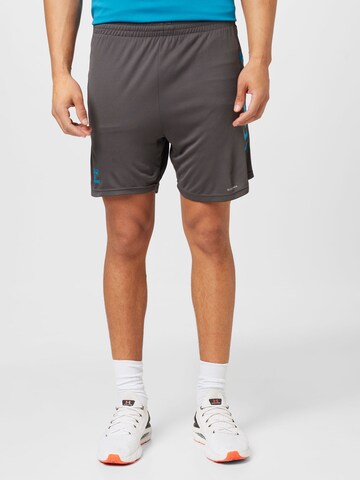 Hummel Regular Workout Pants 'Staltic Poly' in Grey: front