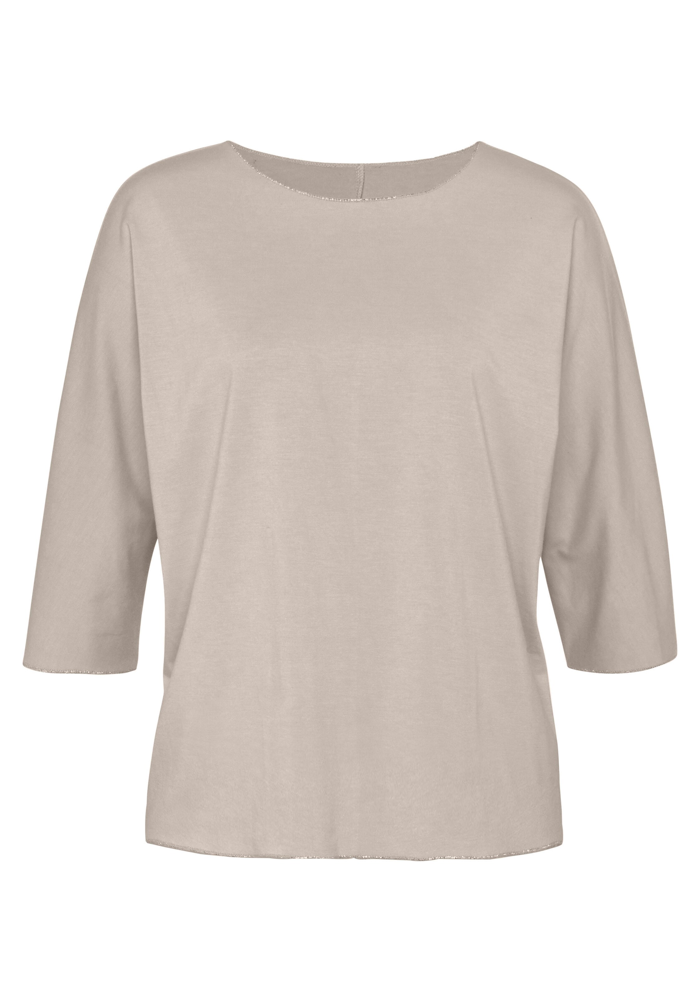 T-shirt LASCANA en beige : devant
