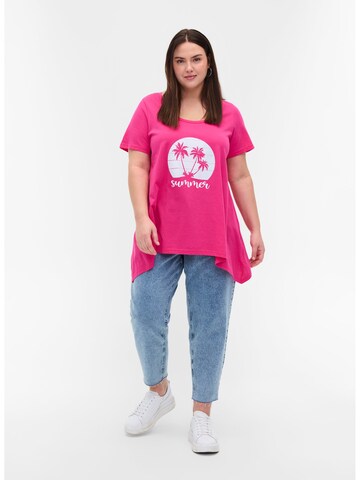 Zizzi T-Shirt in Pink