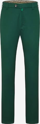 MEYER Regular Chino Pants 'Bonn' in Green: front