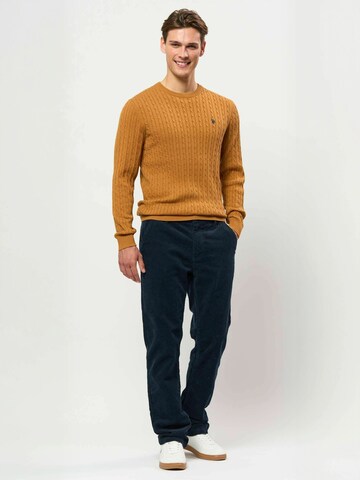 U.S. POLO ASSN. Sweter ' UMMads ' w kolorze brązowy
