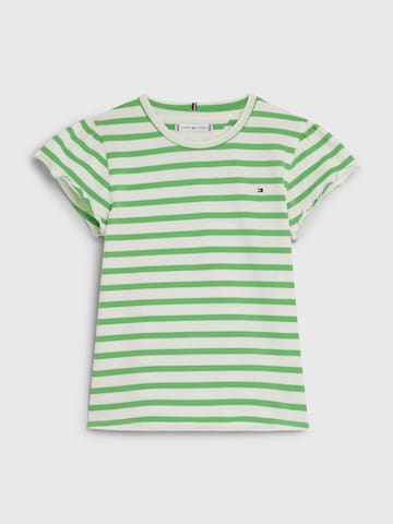 T-Shirt TOMMY HILFIGER en vert : devant