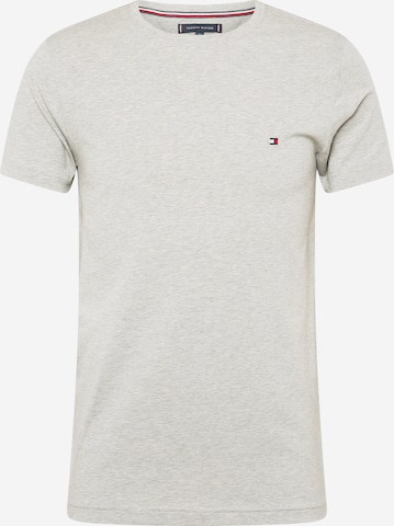 T-Shirt TOMMY HILFIGER en gris : devant