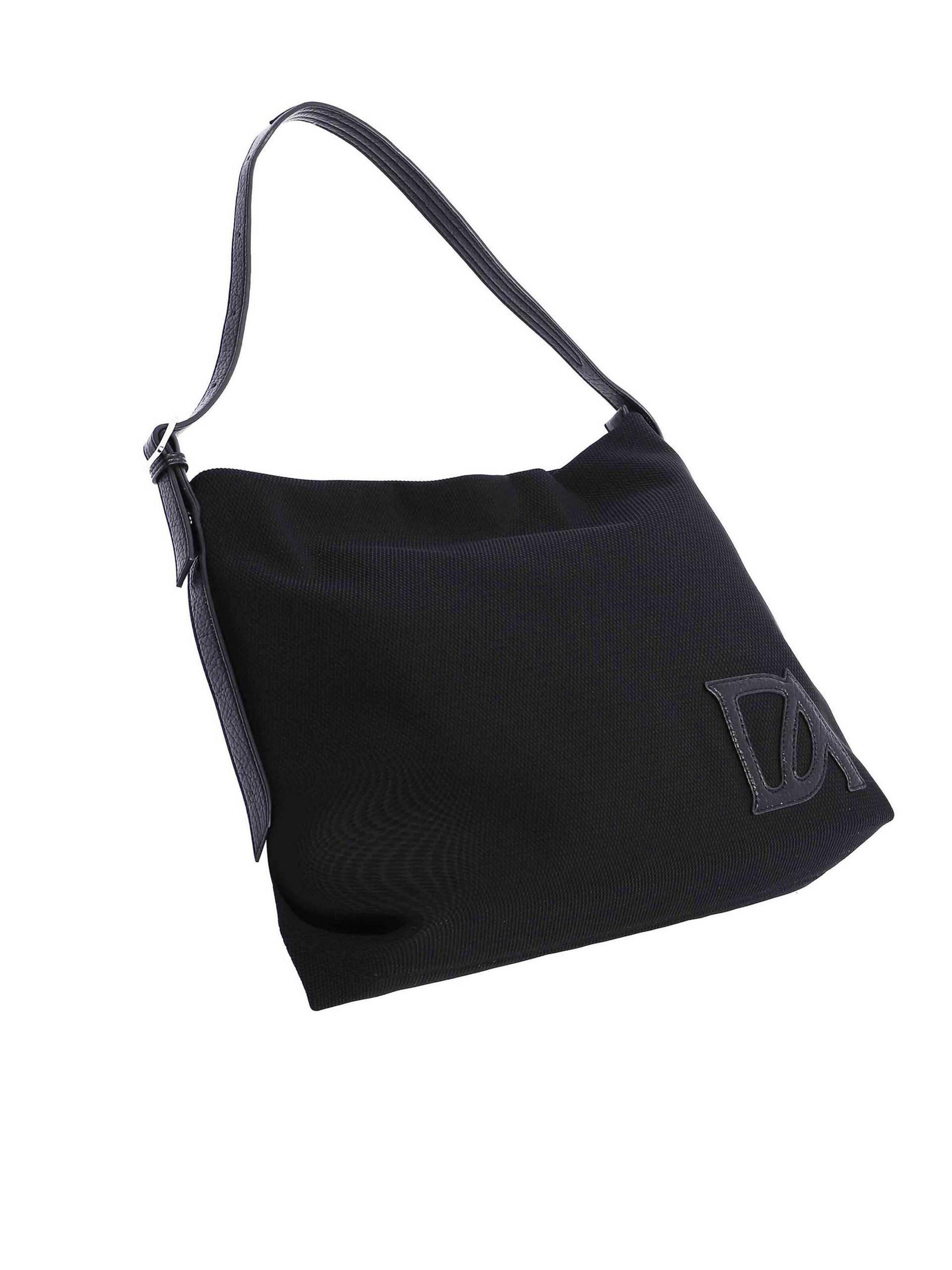 Don Algodon - Bolso de hombro 'Bolso de hombro para mujer Porto de nailon con cremallera' en negro