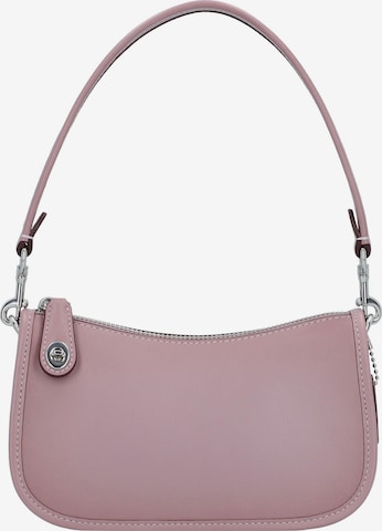 COACH Shoulder Bag in Purple: front