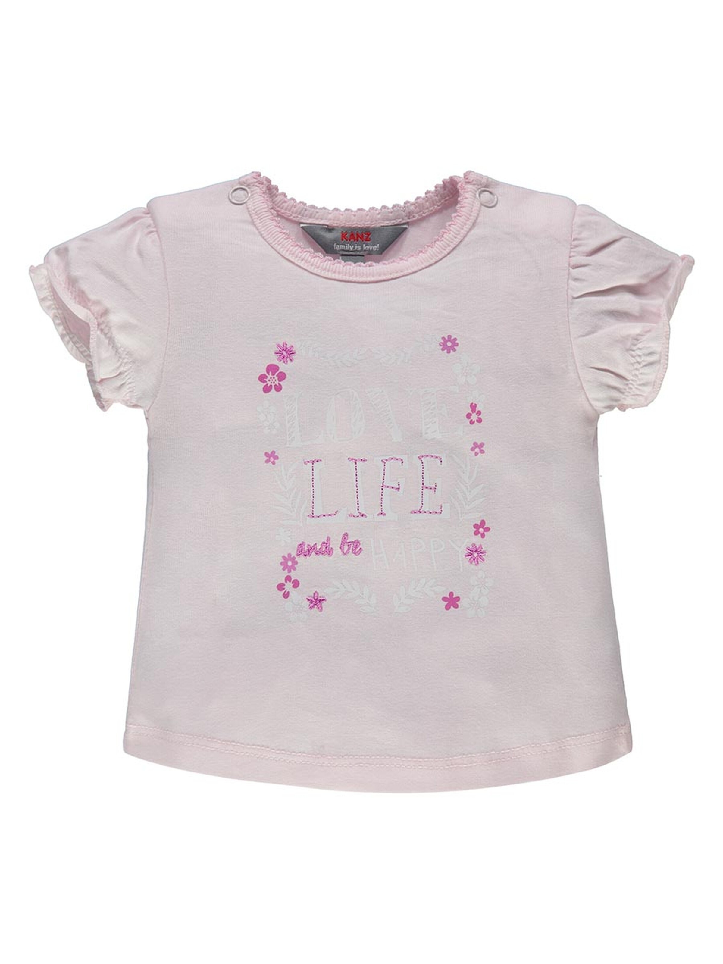KANZ Shirt 'T-Shirt' in Pink: front