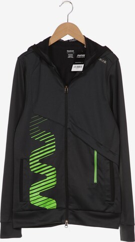 Reebok Sweatshirt & Zip-Up Hoodie in S in Green: front