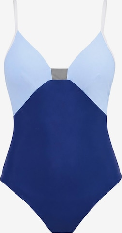 Horizon Athletic - Triangular Fato de banho desportivo 'Timor One Piece Luna' em azul: frente