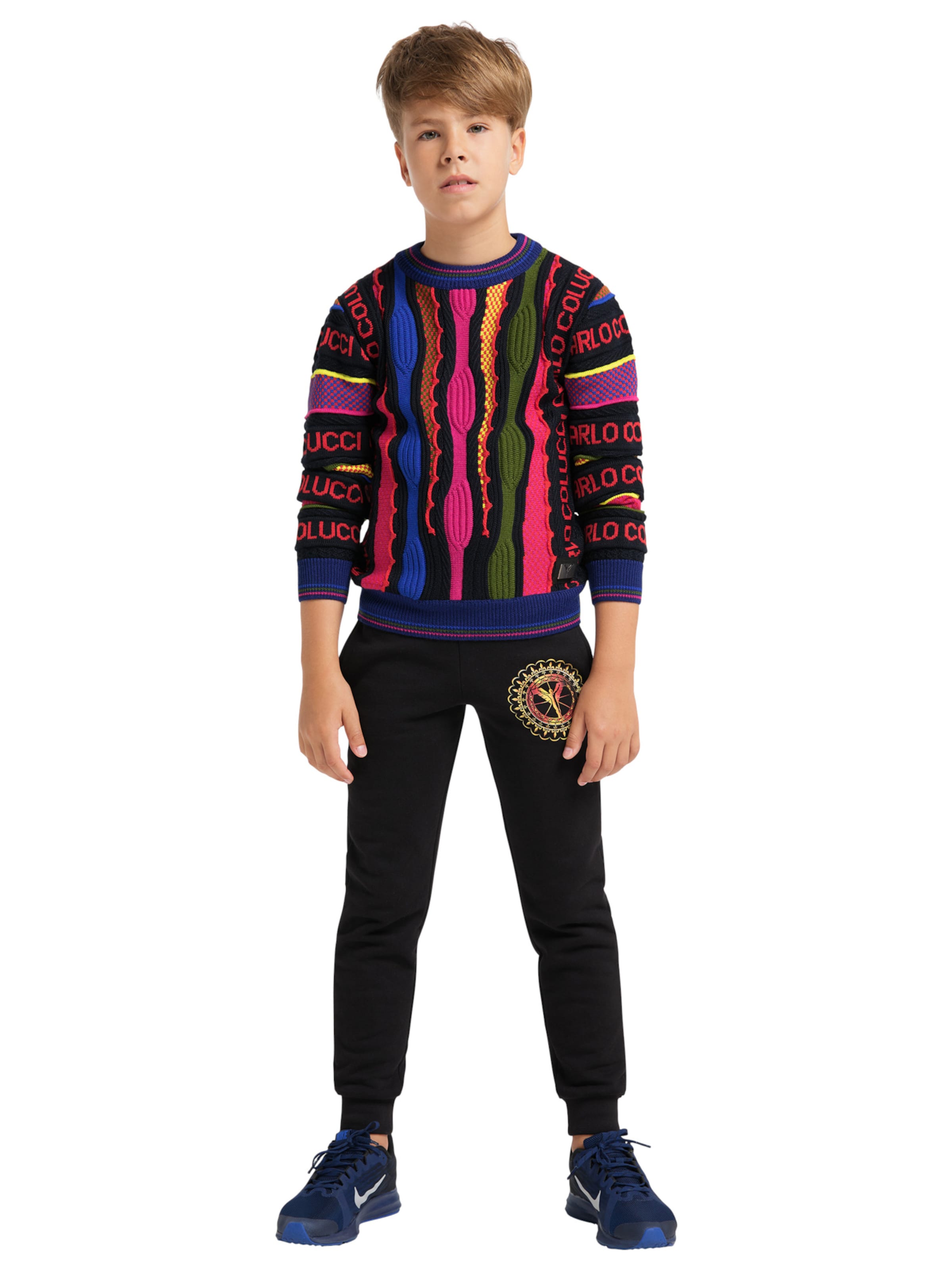 Carlo Colucci Sweater 'Casale' in Mixed colors