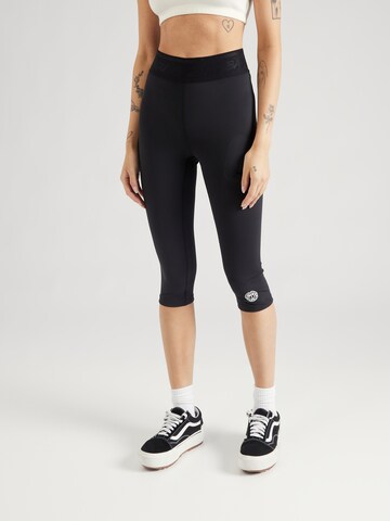 BIDI BADU Skinny Workout Pants in Black: front