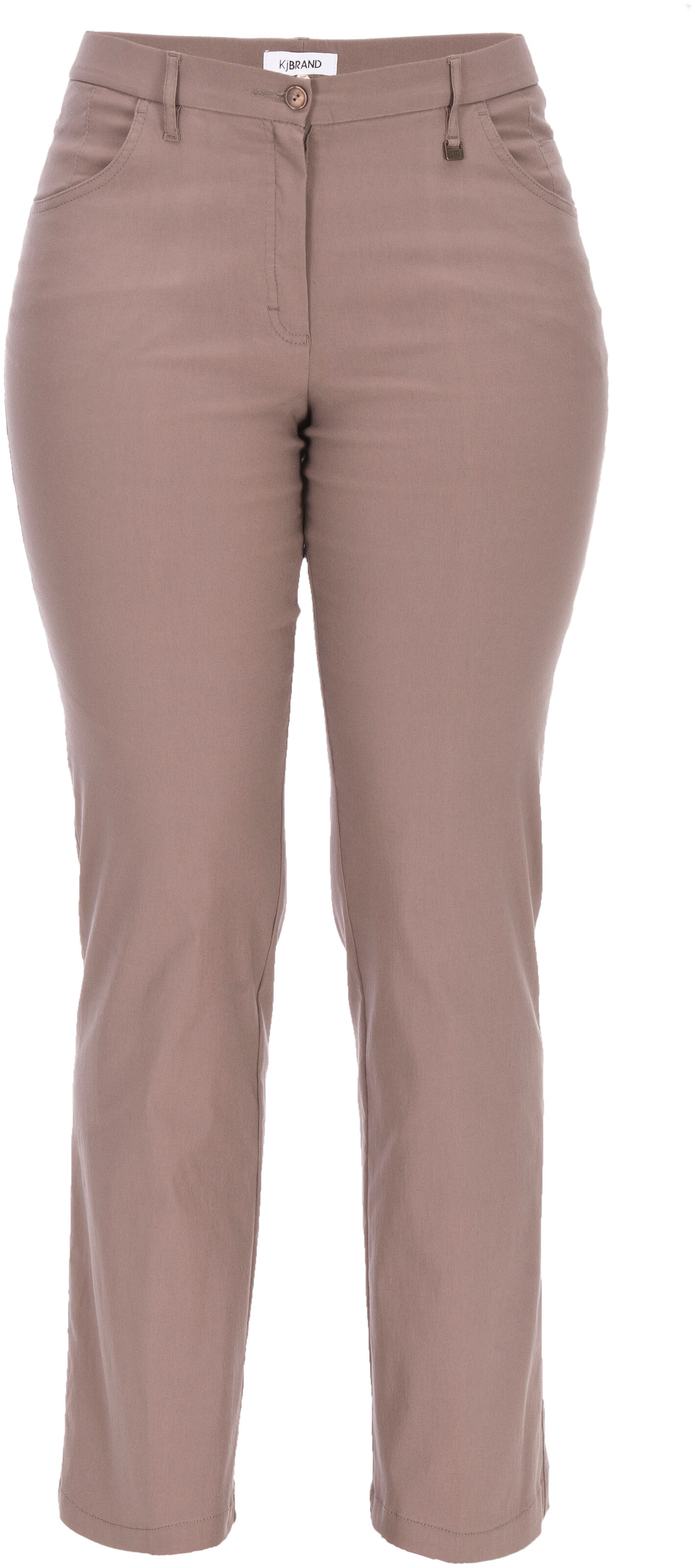 KjBRAND Regular Pants in Beige: front