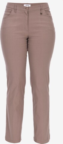 KjBRAND Regular Pants in Beige: front