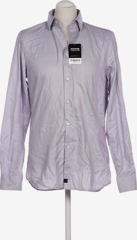 STRELLSON Button Up Shirt in M in Purple: front