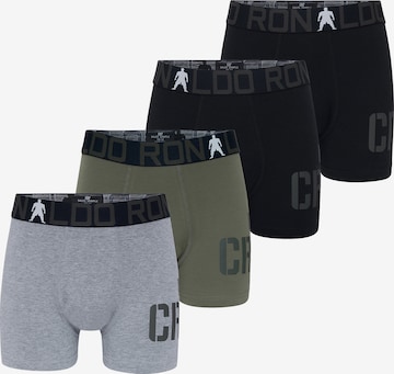CR7 - Cristiano Ronaldo Underpants ' World Cup ' in Grey: front