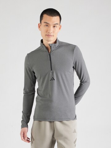 ADIDAS PERFORMANCE - Jersey deportivo en negro: frente