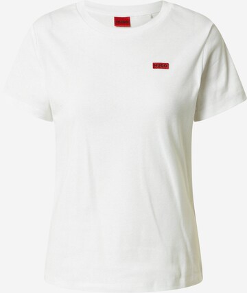 balts HUGO T-Krekls: no priekšpuses