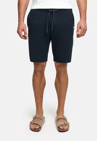 INDICODE JEANS Regular Chino trousers ' Corwet ' in Blue: front