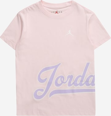 T-Shirt Jordan en rose : devant