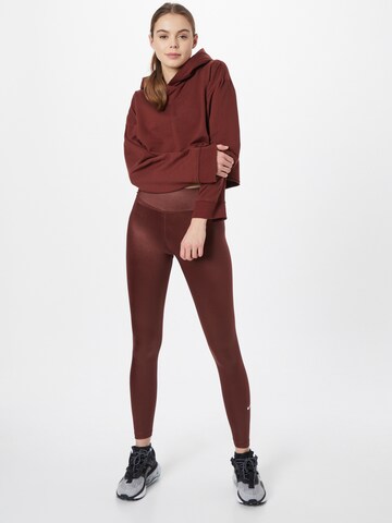 Sweat de sport NIKE en marron