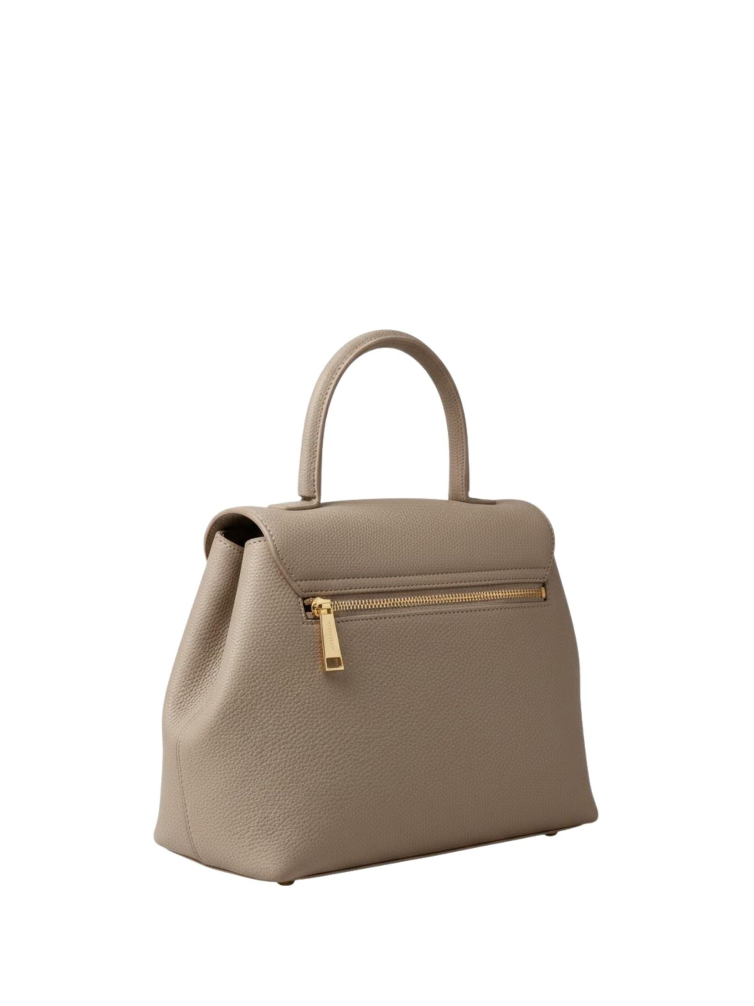 Borsa a mano 'Lancaster Sac à main A rabat avec fermoir M Milano Pia Mastic' di LANCASTER Paris in grigio