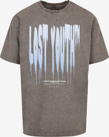 Lost Youth T-Shirt in Grau: predná strana