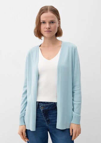 s.Oliver Knit Cardigan in Blue: front