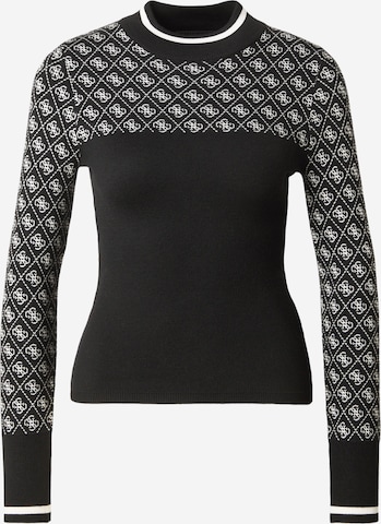 GUESS Pulóver 'AUBREY' - fekete: elől