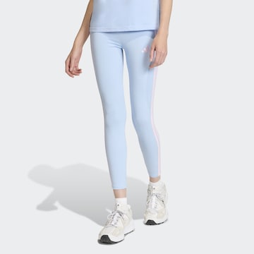 ADIDAS SPORTSWEAR Skinny Workout Pants in Blue: front