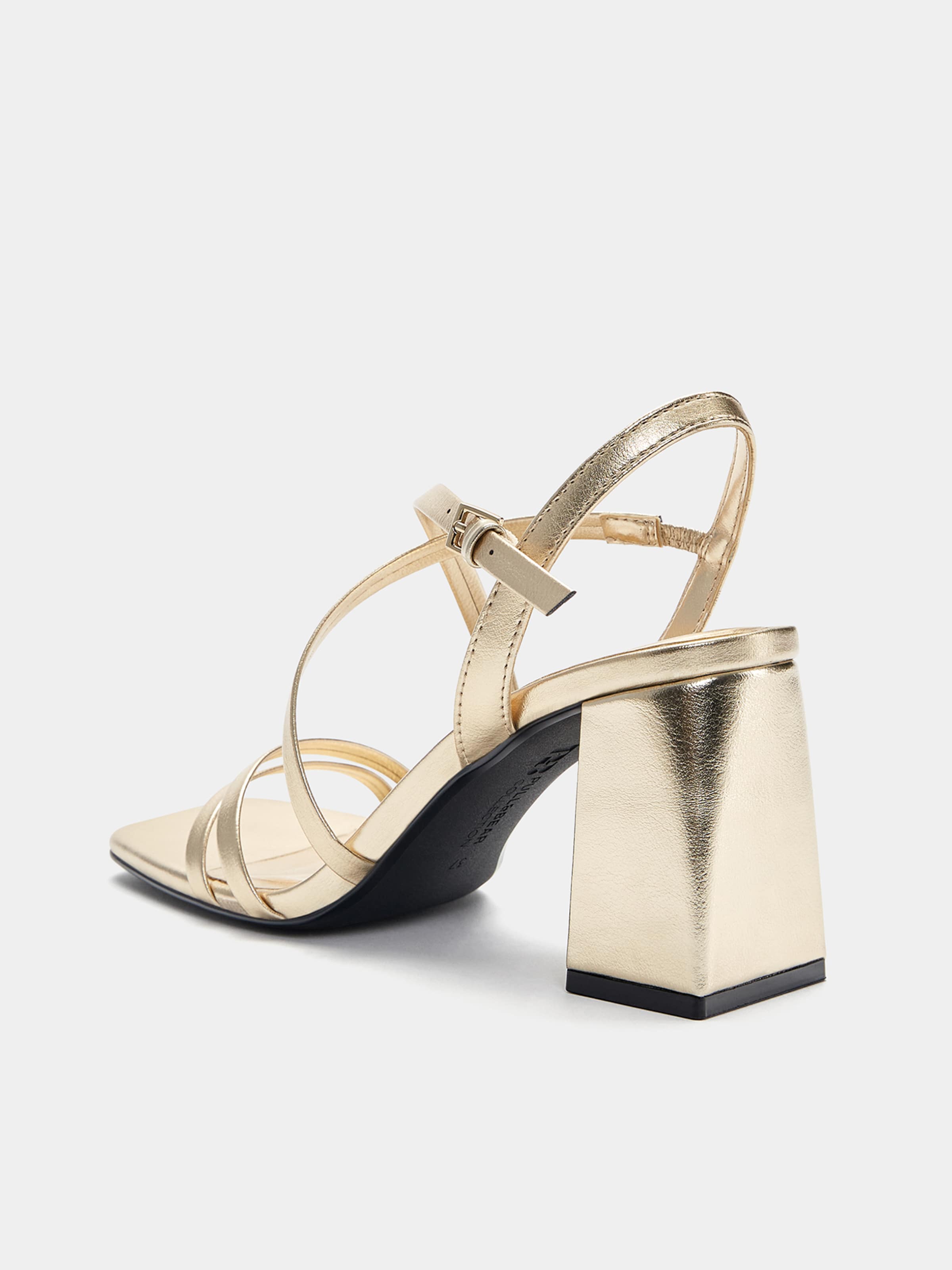 Sandales Pull Bear en Or ABOUT YOU