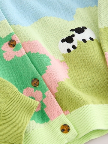 Next Neuletakki värissä monivärinen