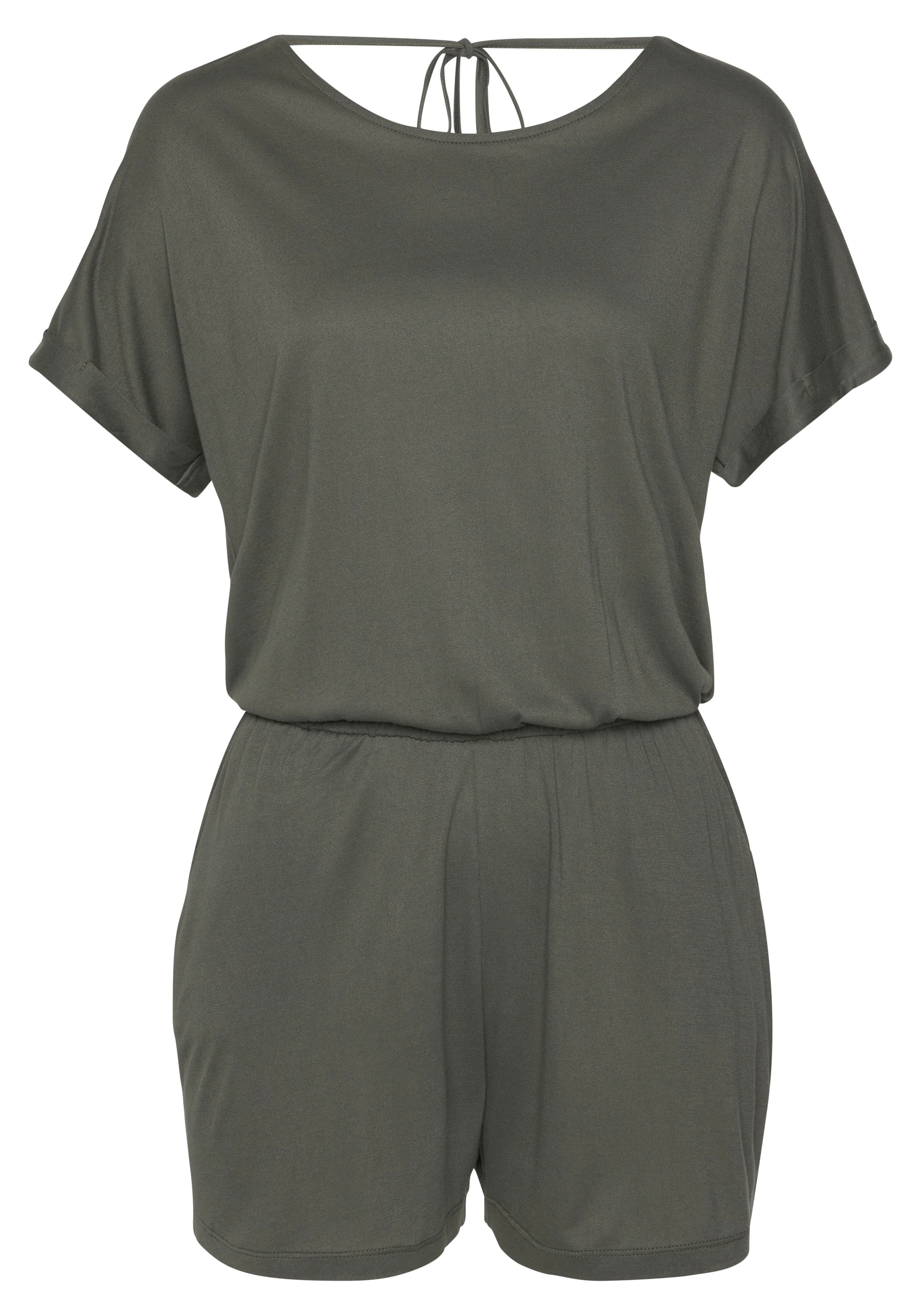 zaļš LASCANA Mājas apģērbs: no priekšpuses