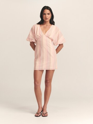 St MRLO - Vestido 'Palm' en rosa: frente