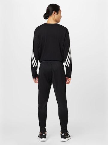 Effilé Pantalon de sport 'Tiro Suit-Up Advanced' ADIDAS SPORTSWEAR en noir