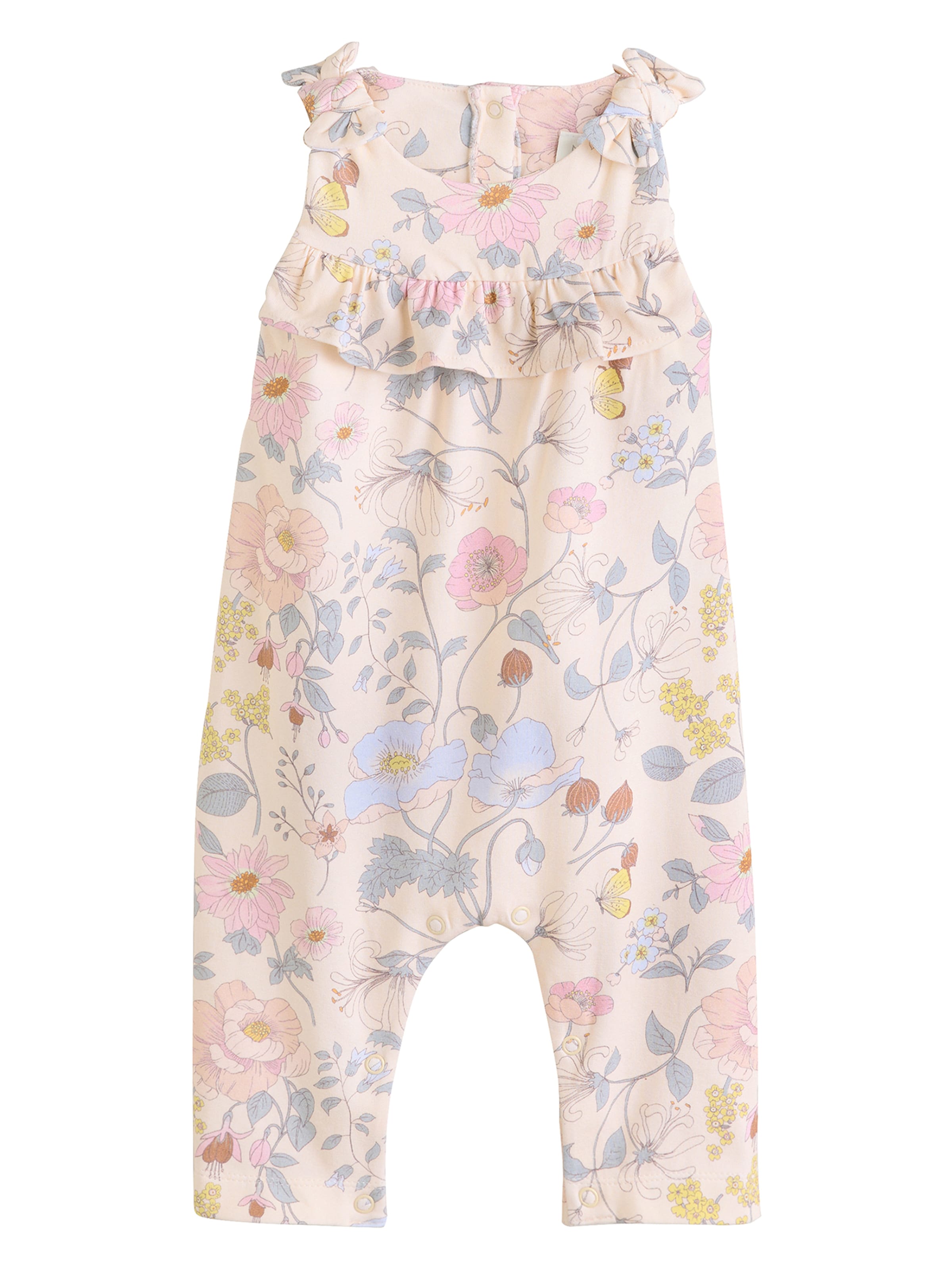 Next Бебешки гащеризони/боди в розово: отпред