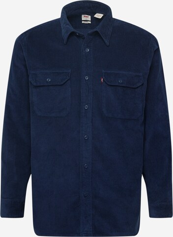 LEVI'S ®Regular Fit Košulja 'Classic Worker Corduroy Shirt' - plava boja: prednji dio