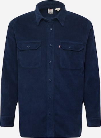 LEVI'S ® Regular Fit Hemd 'Classic Worker Corduroy Shirt' in Blau: predná strana