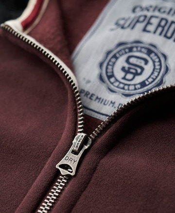 Superdry Sweatvest 'Essential' in Rood