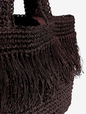 Lipsy Плажна чанта в кафяво