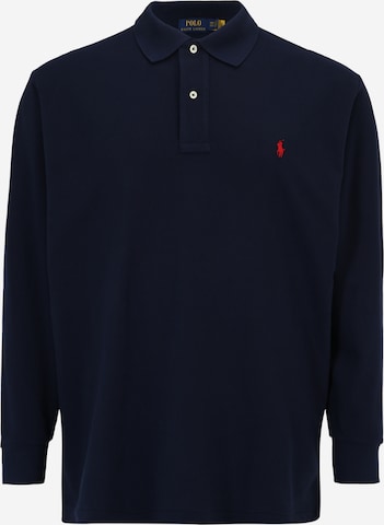 Polo Ralph Lauren Big & Tall Shirt in Blauw: voorkant